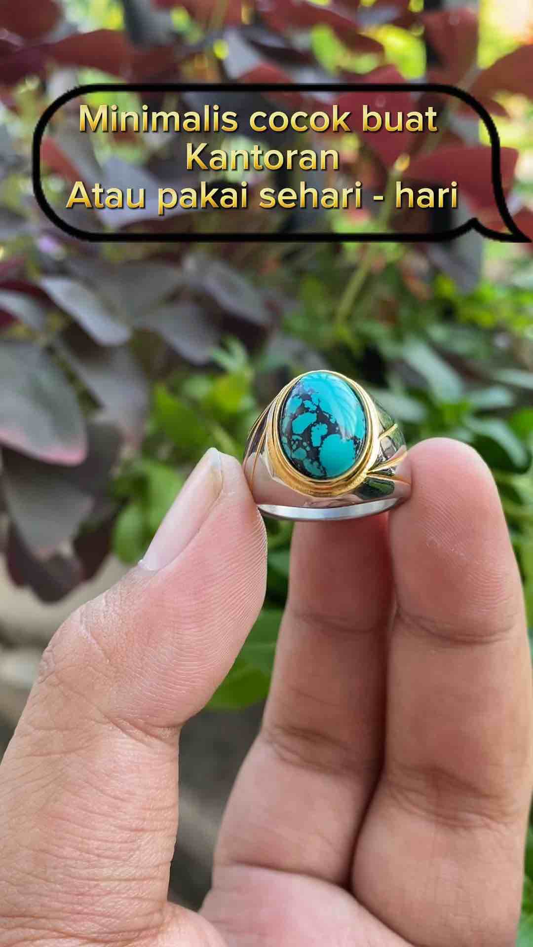 CINCIN BATU PIRUS PERSIA SUPER MEWAH MINIMALIS TOP QUALITY
