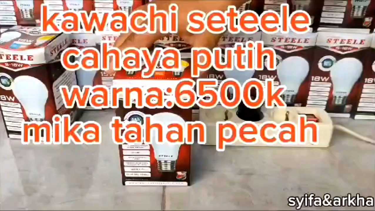 BOHLAM LED MURAH GARANSI 1 TAHUN KAWACHI SETEELE