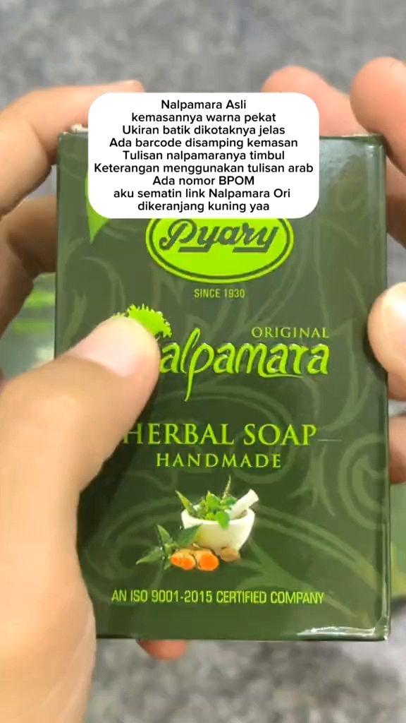 Sabun Arab Pyari Nalpamara BPOM Original / Sabun Arab Pyari Tumeric Alami Asli