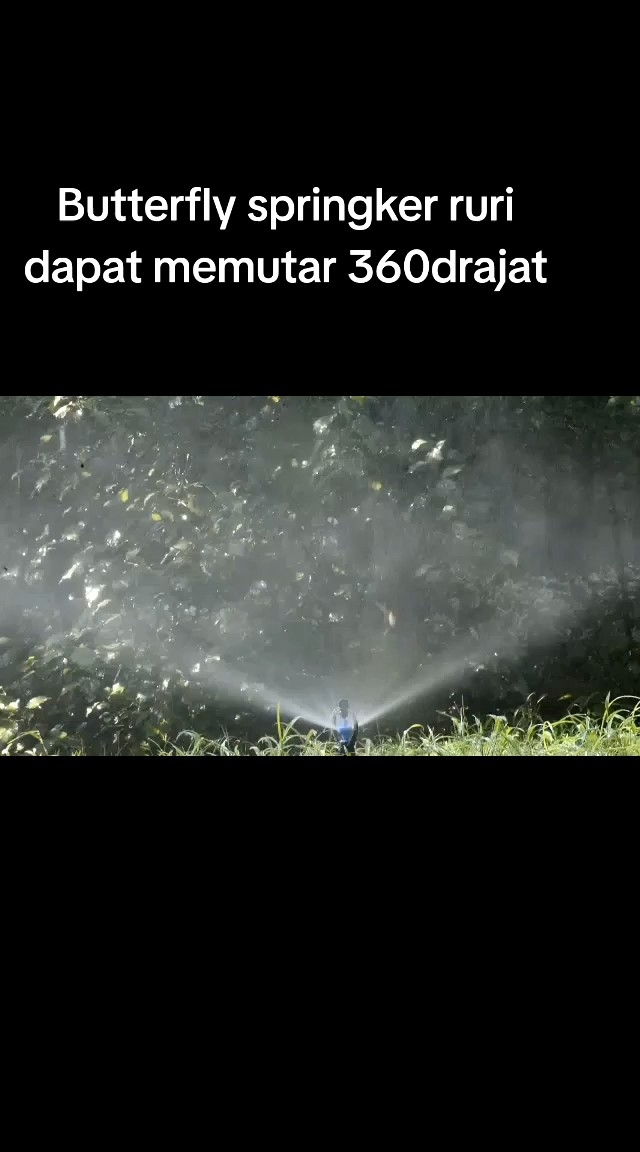 Butterfly Springker RURI: Alat Siram Tanaman Berputar 360 Derajat