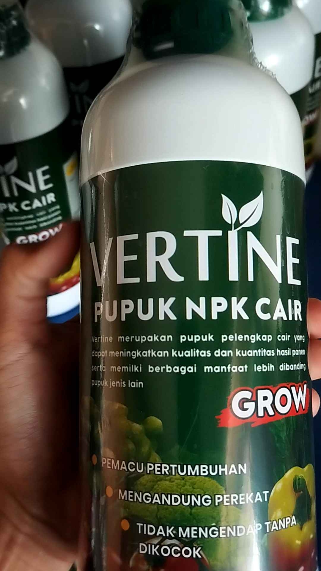 Pupuk Pelebat Daun Teh Penyubur Daun Teh Pupuk Vertine Grow 1 Liter