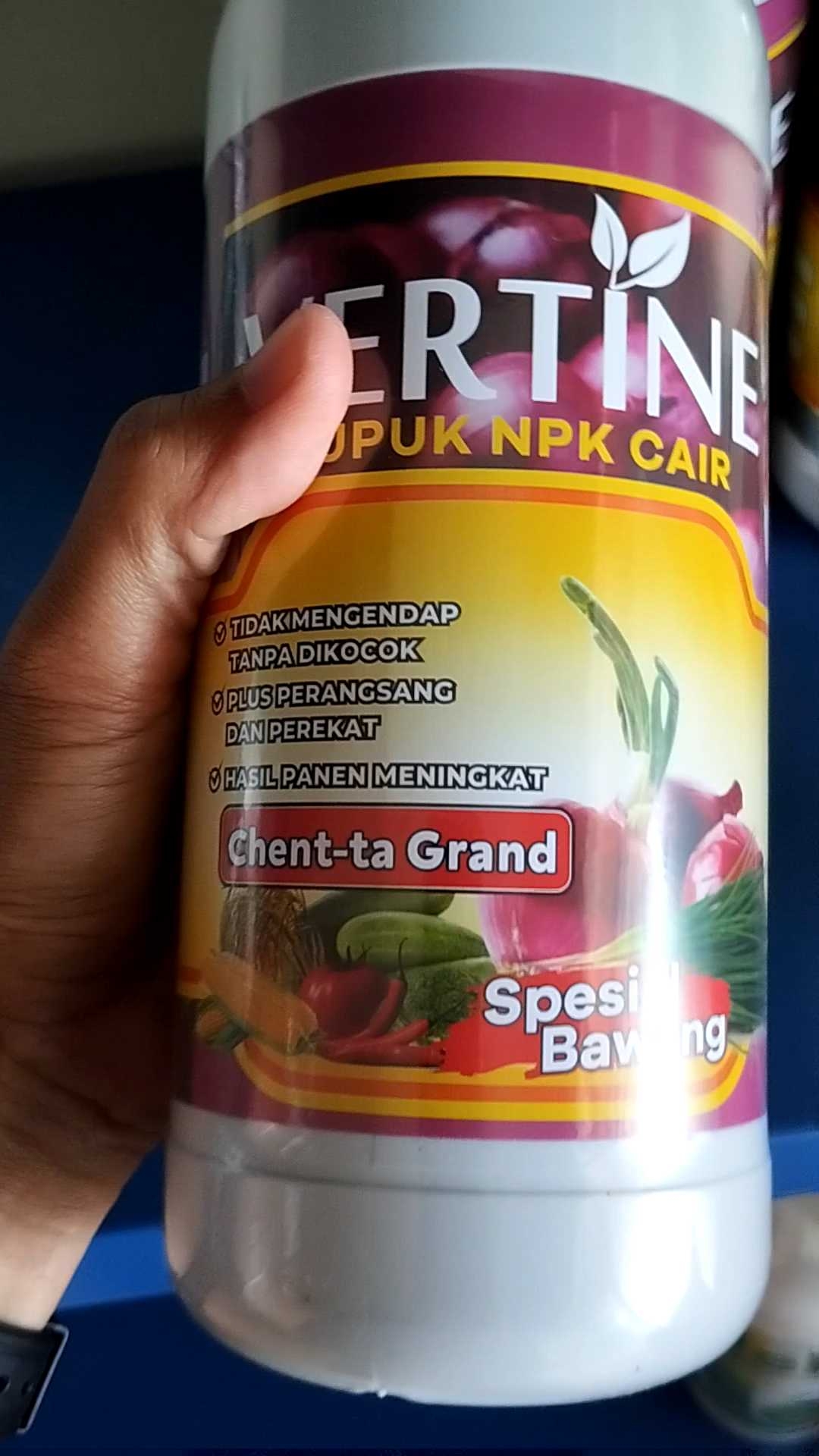 Vertine Grow Pupuk Pelebat Bawang Menambah Tunas Baru Merangsang Anakan Bawang Anti Hama Kemasan 1Liter