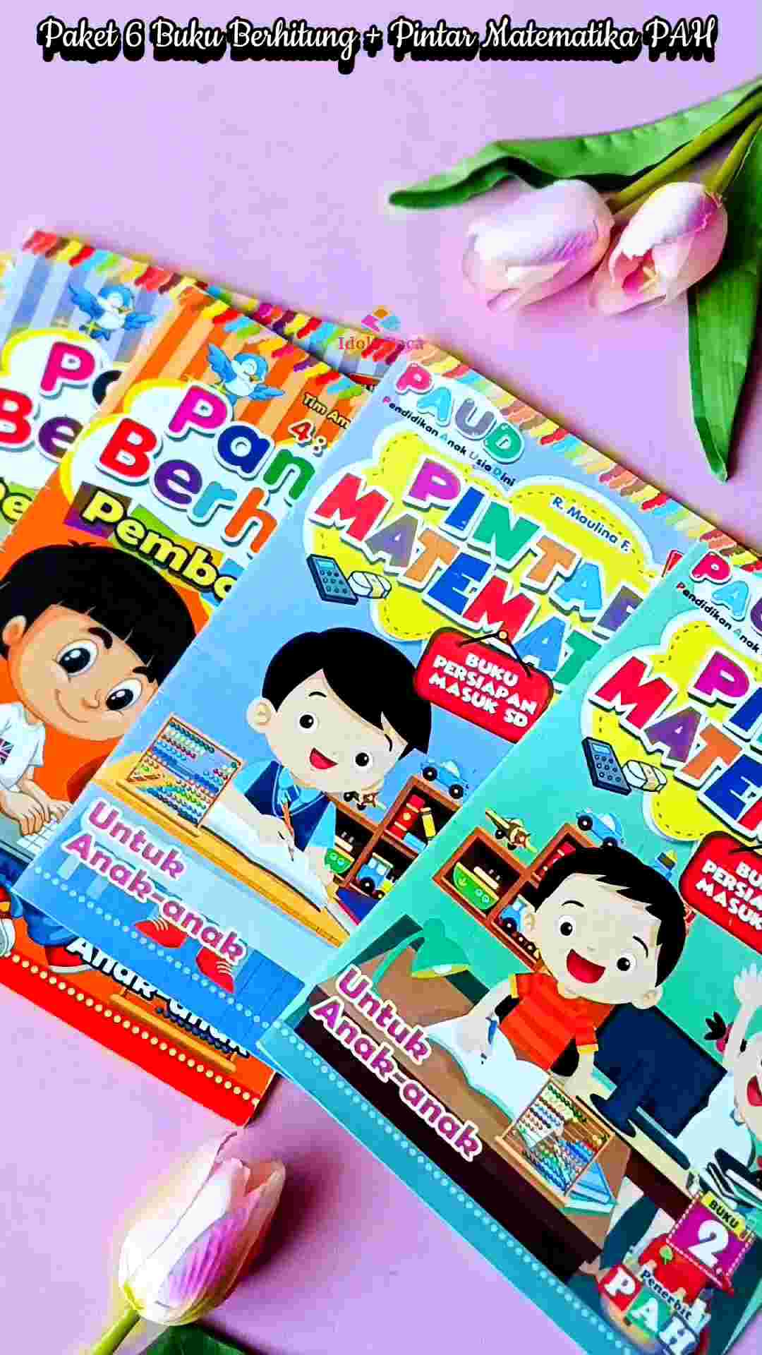 Paket 6 Buku Pandai Berhitung + Pintar Matematika 1 dan 2 - PAH