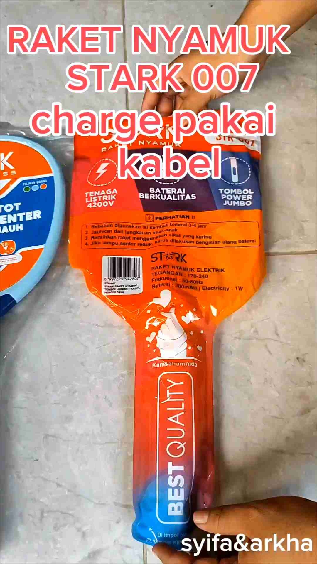 RAKET NYAMUK CHARGE STARK 007