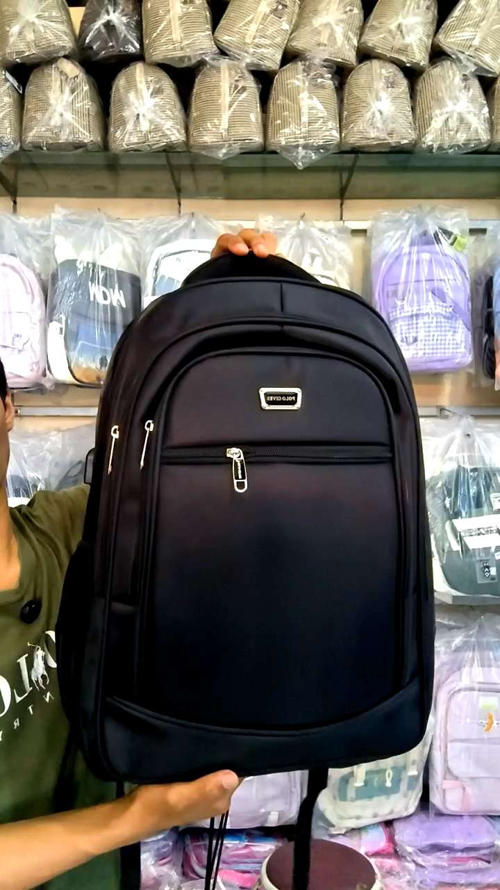 Polo Gives 20 in JUMBO Tas Ransel Laptop Expandable Multi Space Fit Laptop 20 Inch - Backpack Pria
