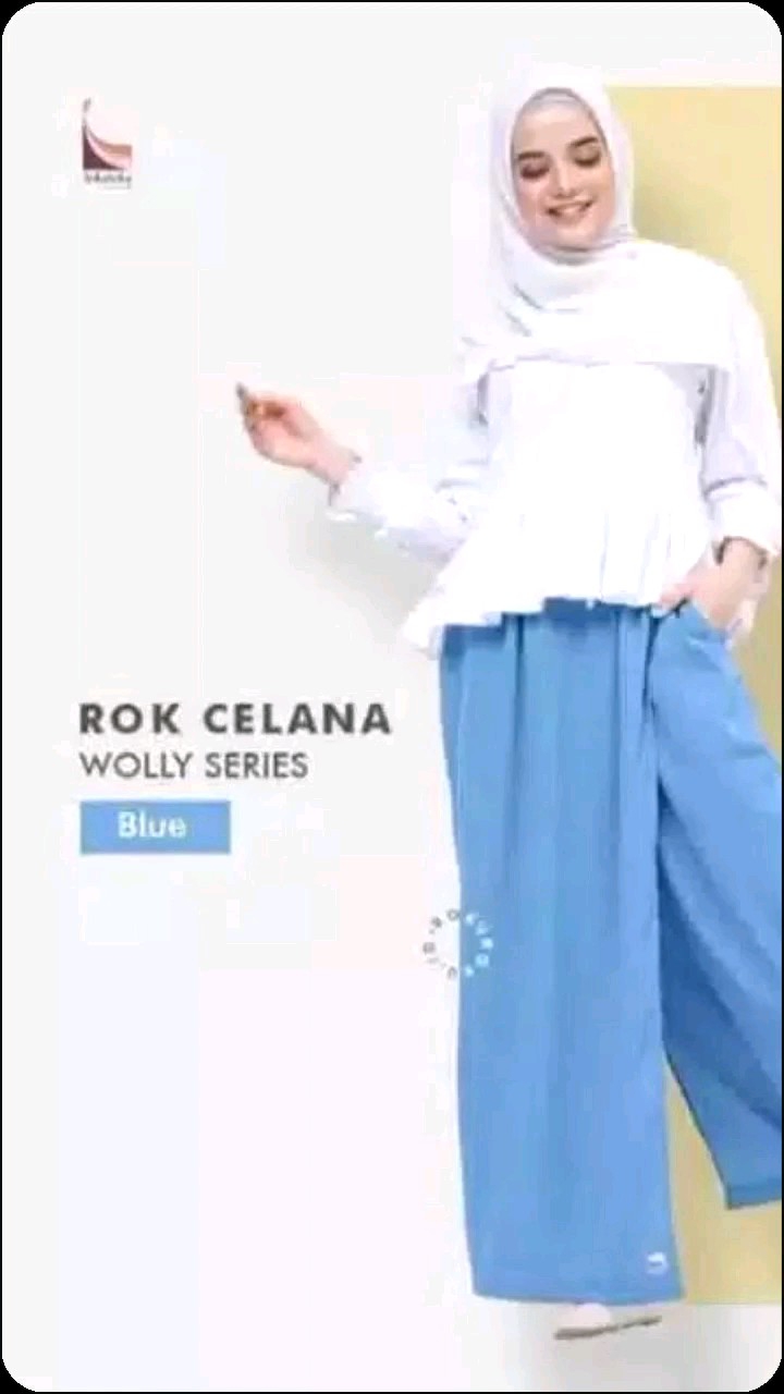 TIED KULOT ROK CELANA PANJANG 2 IN 1 INNER OLAHRAGA MUSLIMAH PANTS CRINKLE AIRFLOW PREMIUM