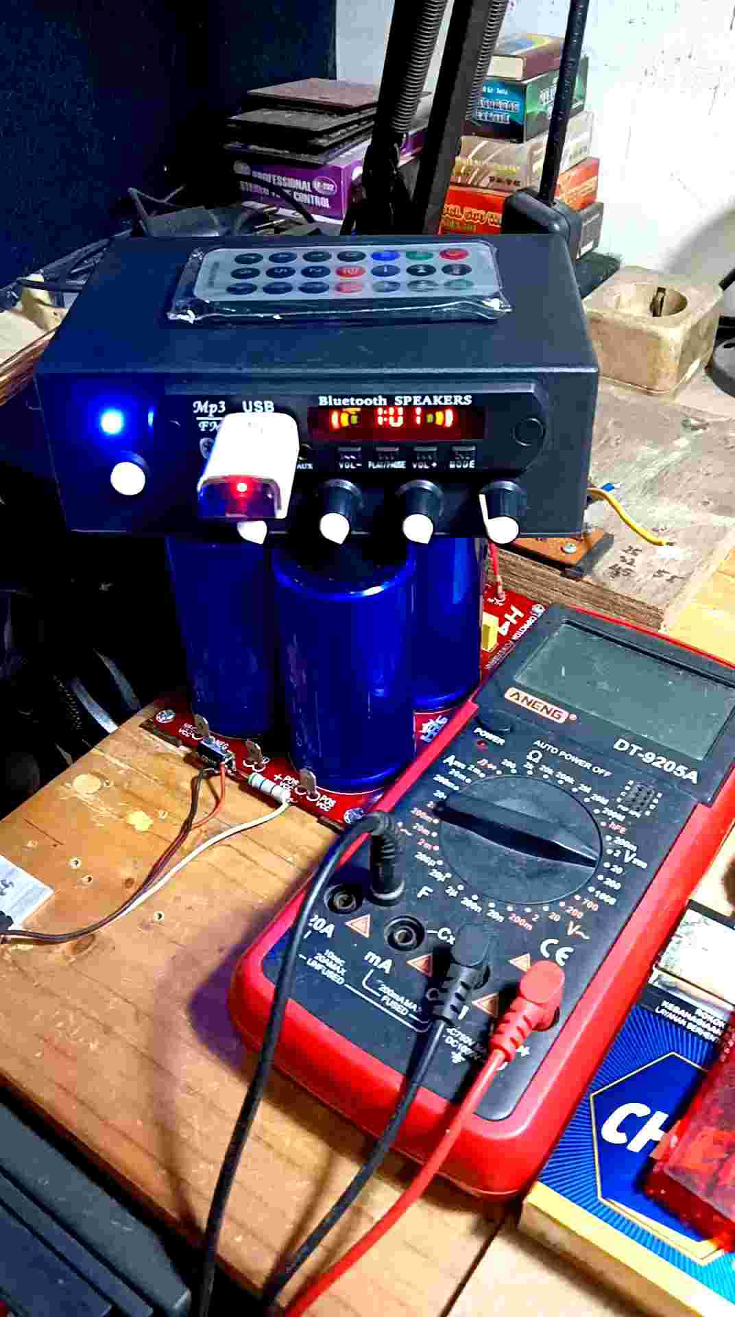 MINI POWER AMPLIFIER STEREO+MP3 USB BLUETOOTH+TONE CONTROL