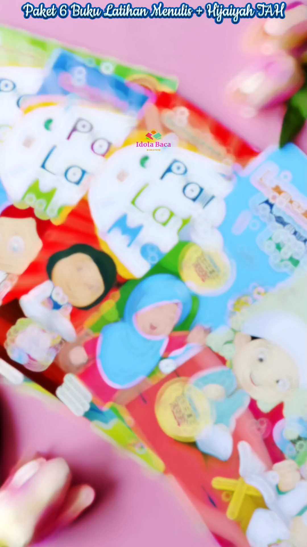 Paket 6 Buku Pandai Latihan Menulis 1a 1b 2a 2b + Menulis Hijaiyah 2 Buku (TAH)