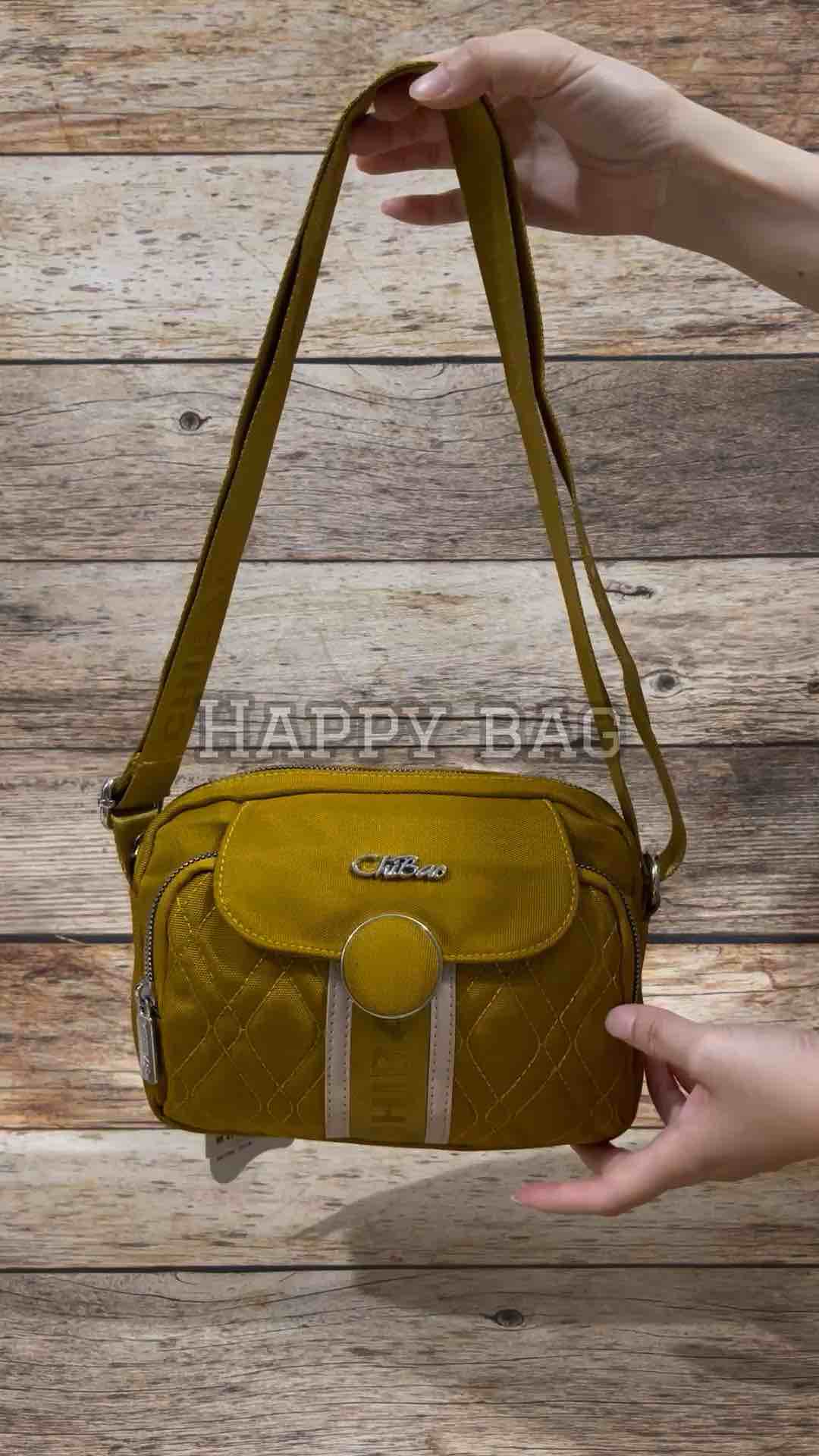 TAS SELEMPANG WANITA CHIBAO KANVAS BORDIR 4 Sleting G18-C-22