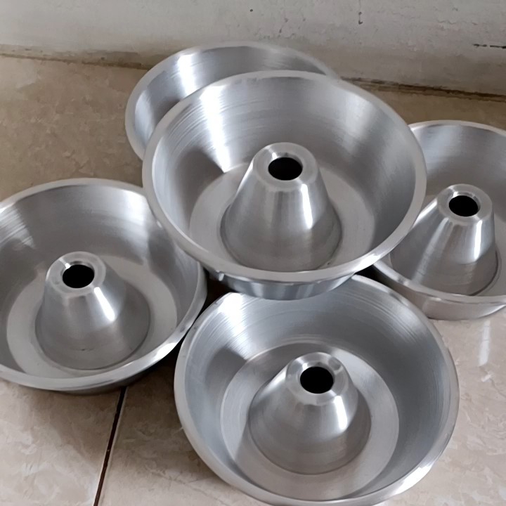 Loyang Bolu Bima 14 cm / Loyang Tulban 14 cm / Loyang Bolu Ban / Loyang Bolu Jadul 14 cm / Loyang Tulban 14 cm / Tulban press