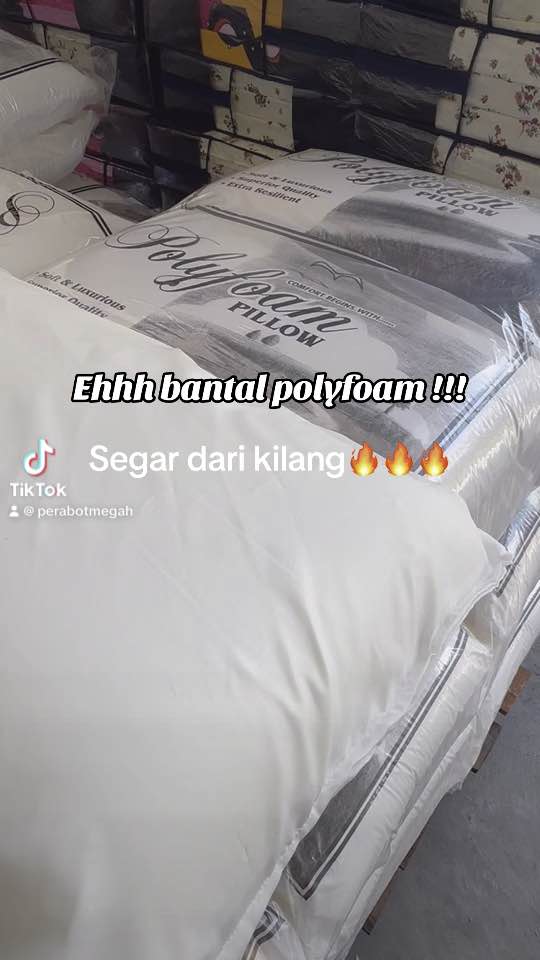 Megah Pillow Polyfoam| Premium superior quality | Bantal Tidur | Direct Factory price | Bantal Dewasa