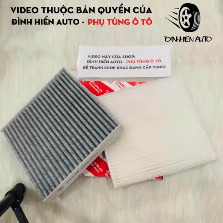 Lọc điều hoà máy lạnh xe Toyota Wigo (2018-23) Rush (2018-23) Avanza (2016-21) (Mã: 37010/ BZ050)