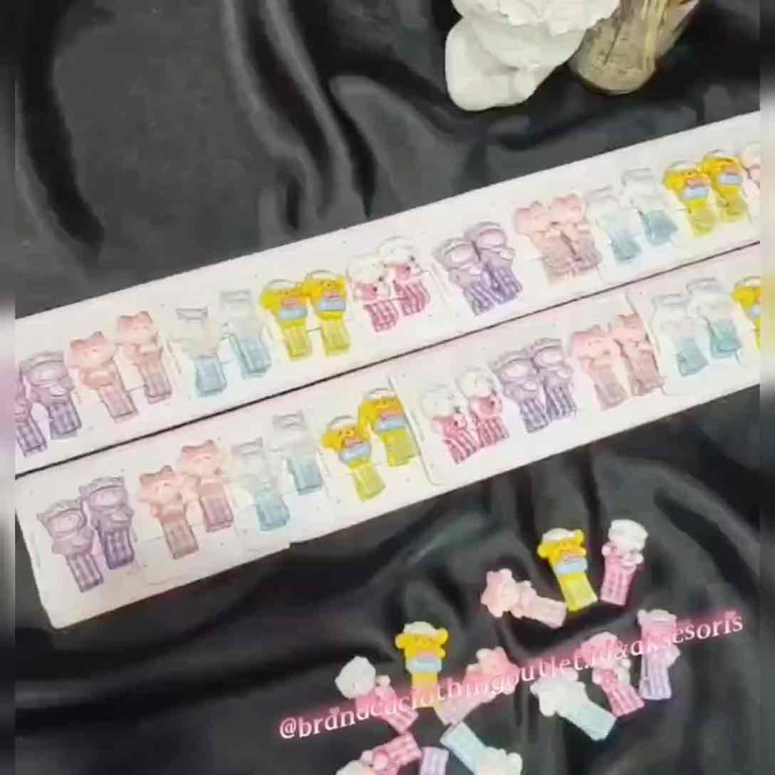 (2PCS) JEPIT RAMBUT RAMBUT KOREAN STYLE / JEPIT RAMBUT ANAK KARAKTER SANRIO / JEPIT PONI MOTIF LUCU / SANRIO CUTE HAIR CLIP / TS7824