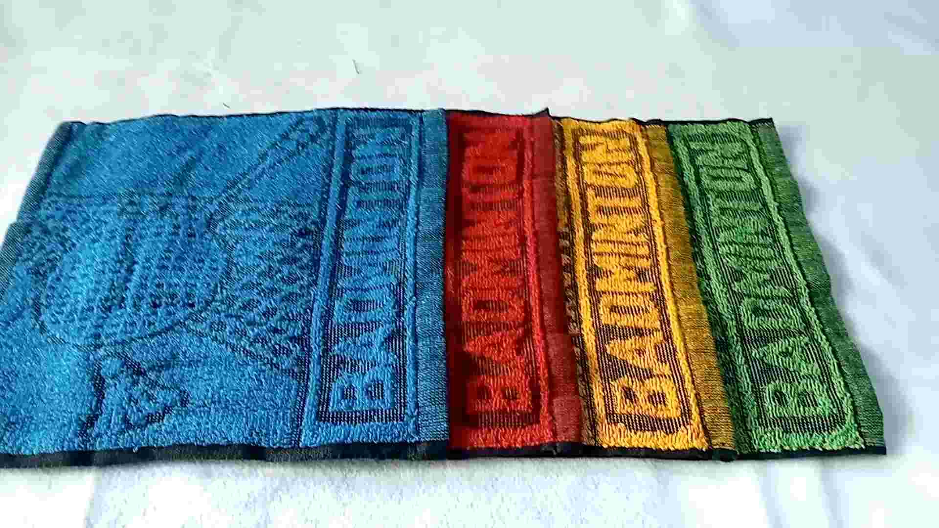 Selusin isi 12pcs/ handuk muka berbagai motif size 30x30cm /saputangan handuk pilihan terbaik