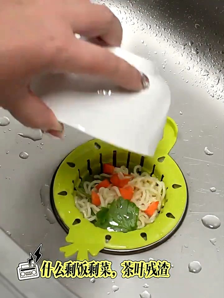 Saringan Filter Wastafel Kepala Kelinci & Keranjang Sampah Sisa Makanan