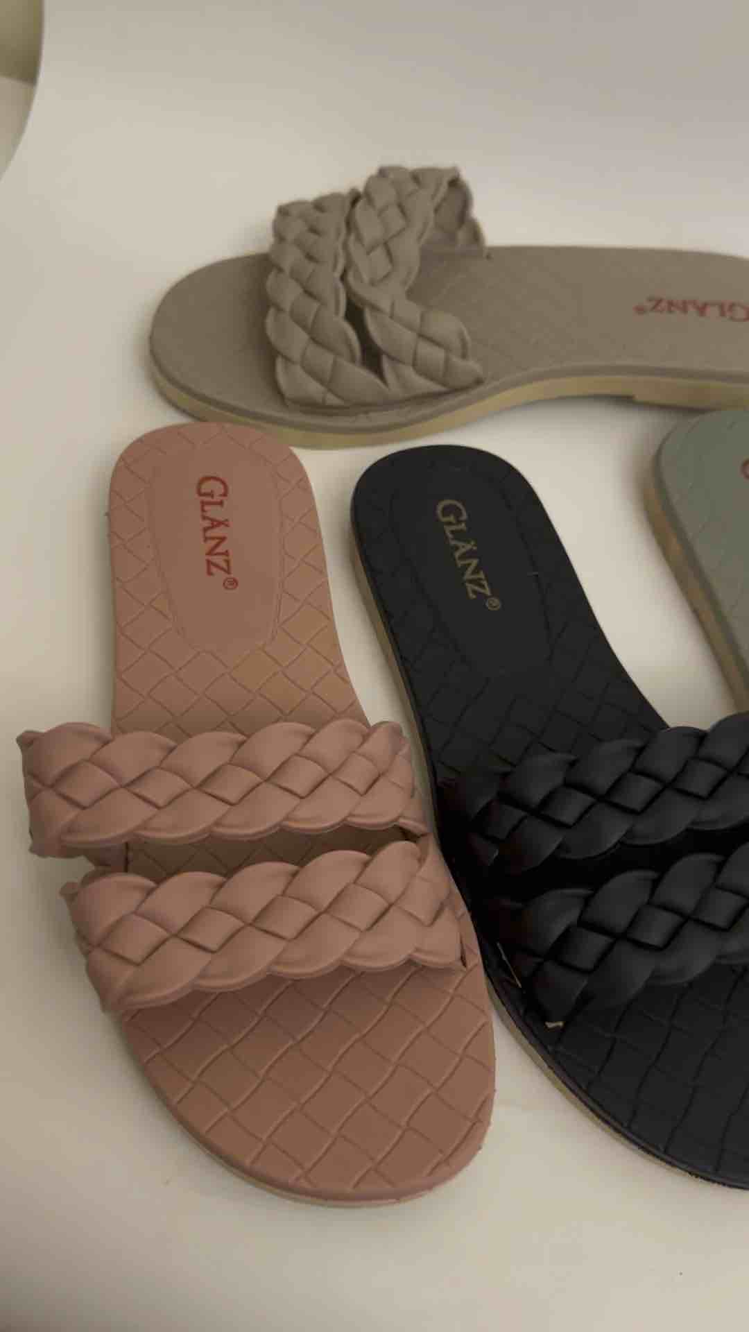Sandal slop karet wanita Glanzton 1389-5 kelabang 2 (uk 37-41)