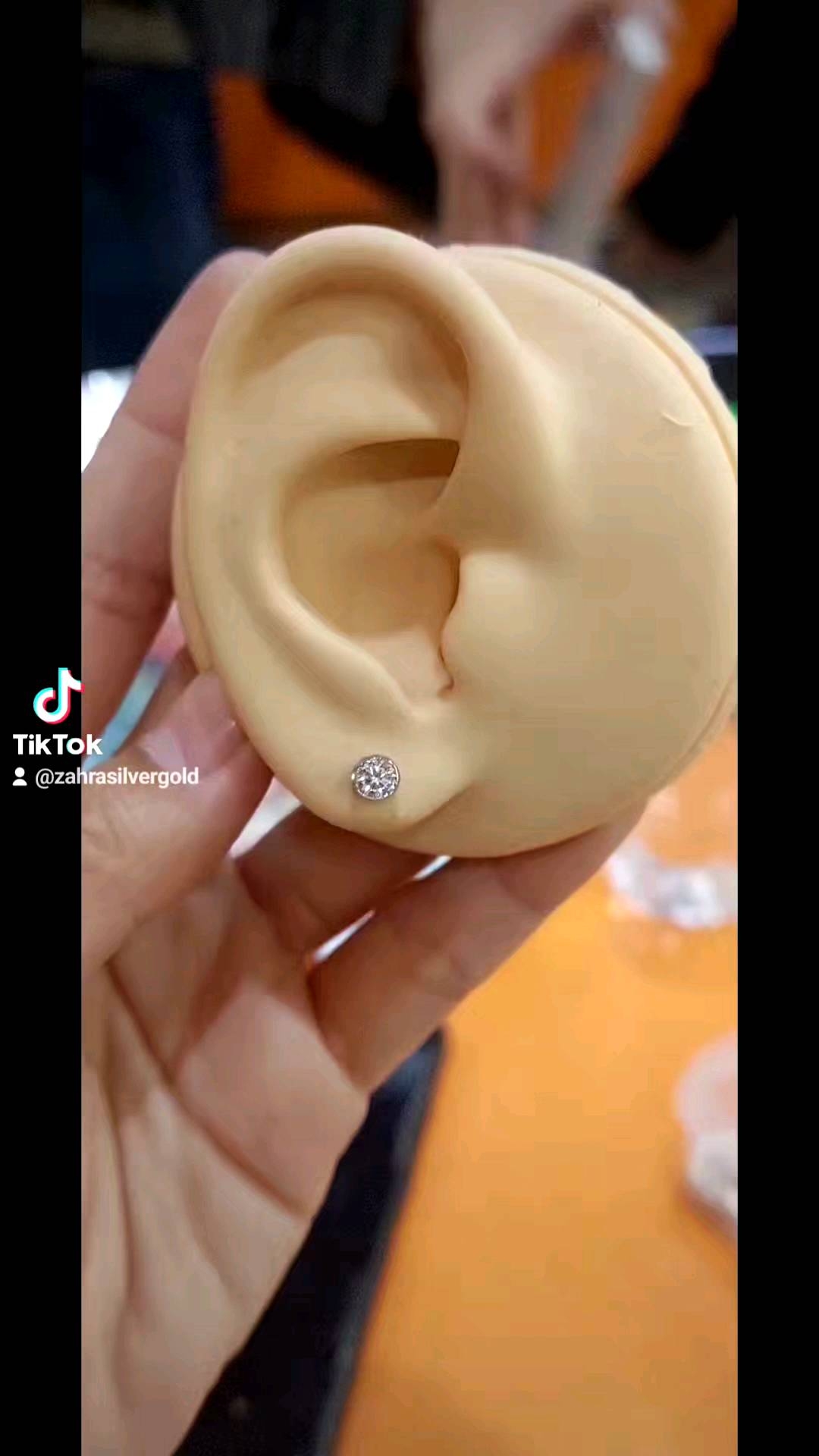 Anting Toge PERAK Silver 925 (Terima Jual Kembali)