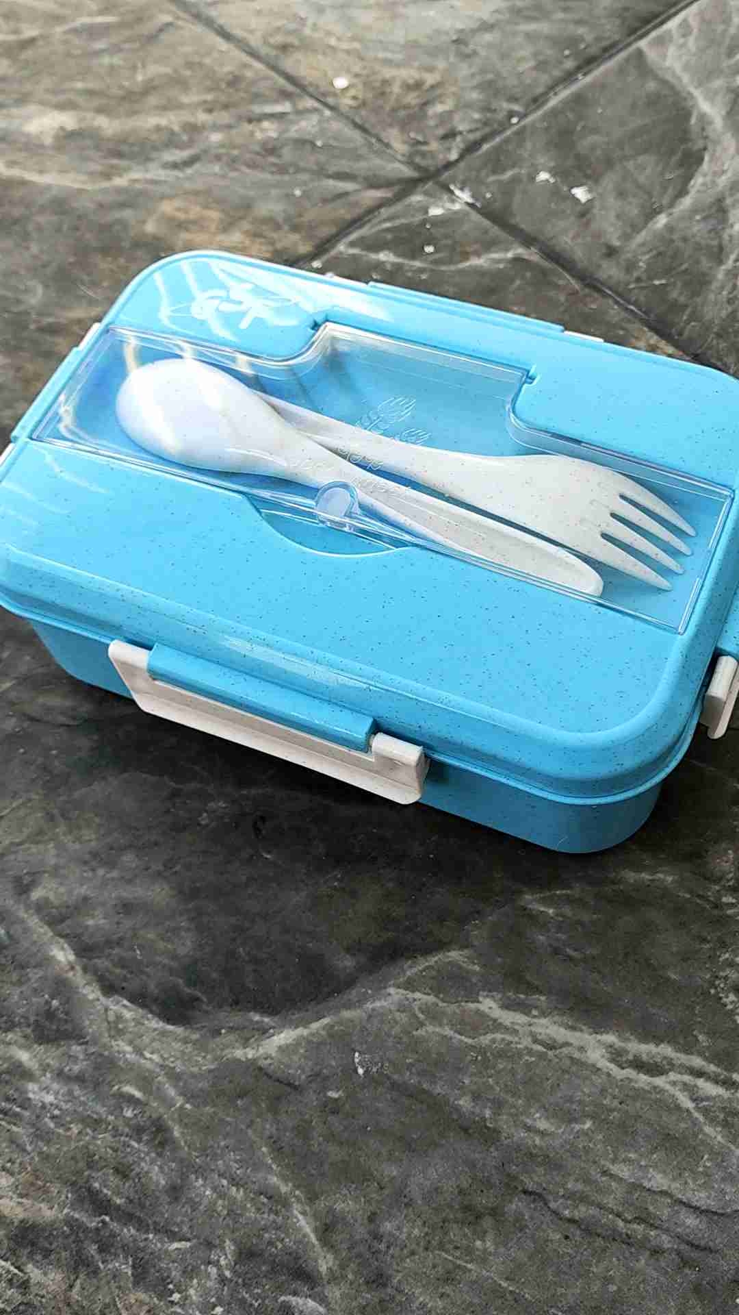 Lunch Box Set Kotak Bekal makanan + sendok garpu set