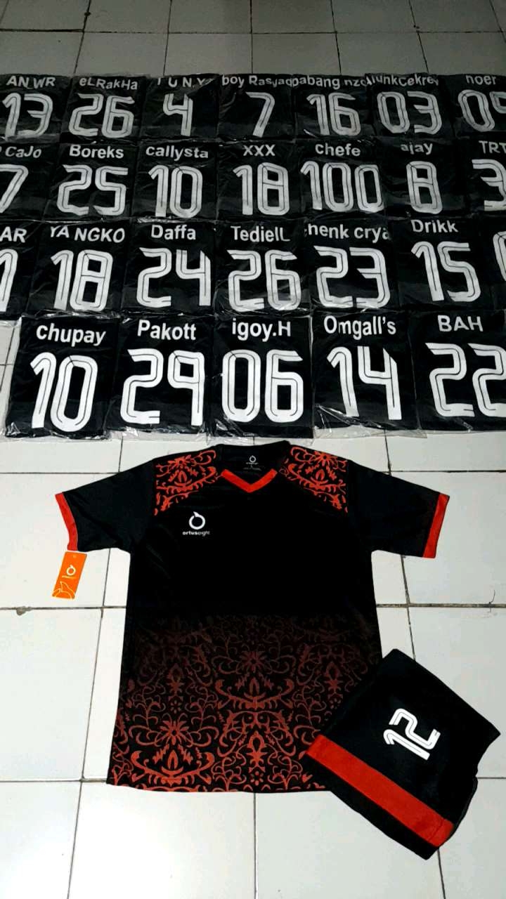 BAJU BOLA DEWASA JERSEY FUTSAL KEREN