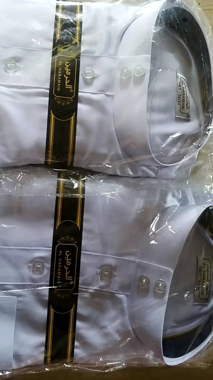 Jubah/Gamis Al Haramain Vietnam Putih Dewasa
