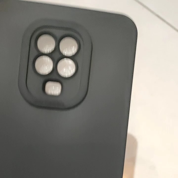 Softcase Full Black XIAOMI REDMI NOTE 9 PRO Case Casing Silikon Macaron Pro Camera