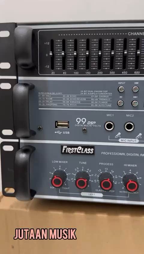 Professional Digital Amplifier Firstclass fca4700 fc a4700 DSP dengan BBE Processor 99DSP Effect | Amplifier FC A4700 DSP