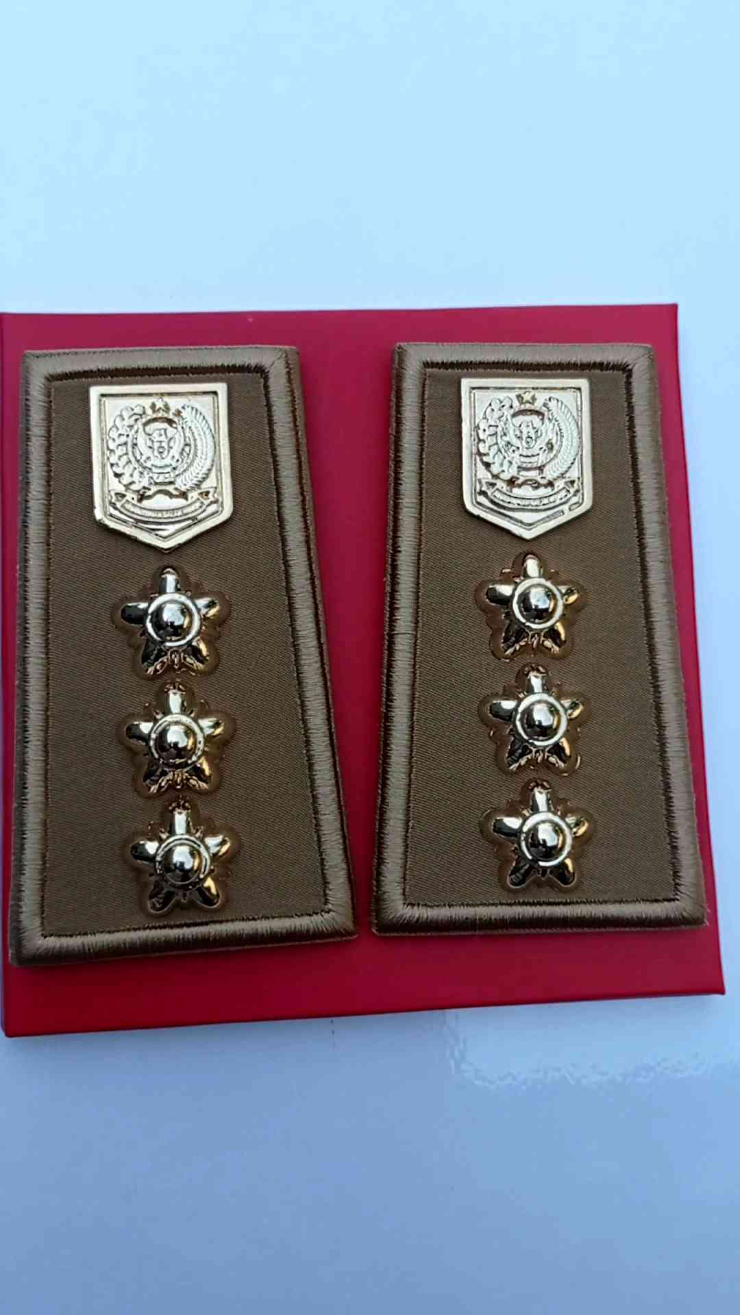 PANGKAT PDH CAMAT KHAKI & LOGO KEMENDAGRI TERBARU