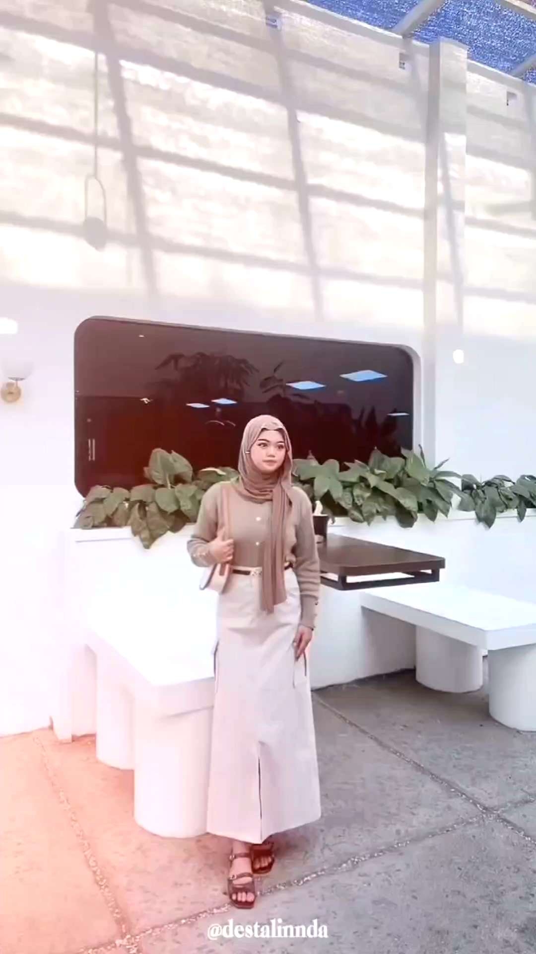 Rok Cargo Wanita Korean Style Katun Twill Premium Kekinian