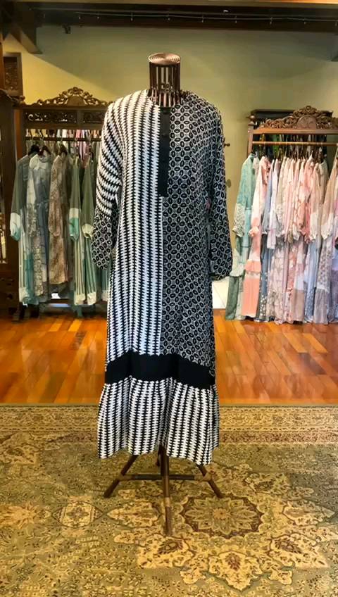 Lamena Dress Viscos by Dian Pelangi LIMITED EDITION Busana Muslim Maxi Gamis Abaya Kaftan Gaun Outfit Busui Pesta Pernikahan Kondangan Lebaran Formal Wanita Hijaber Cantik Anggun Modis Modern Simple Elegan Mewah Model Korea Terbaru Motif Cap Kekinian