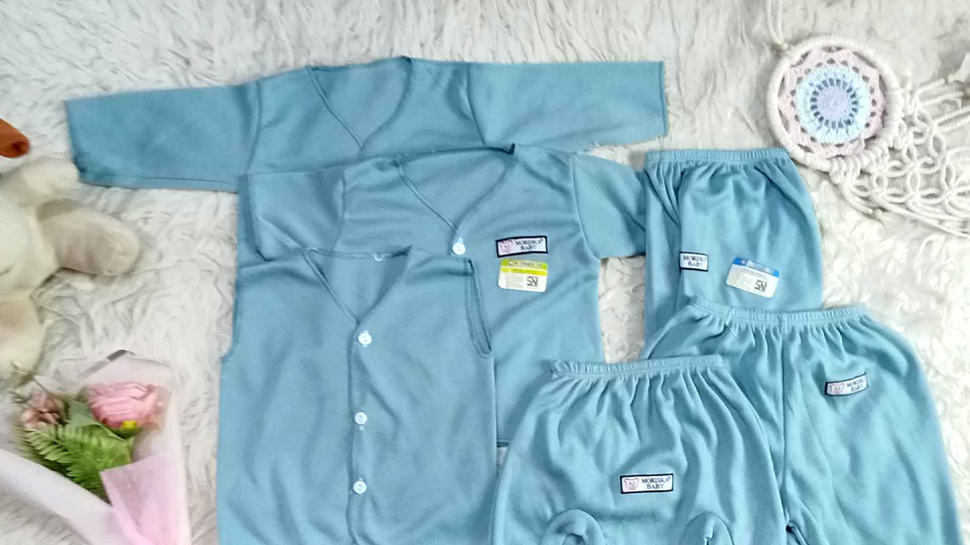 3 in 1 .setelan panjang kupluk dan sartaki dalam satu paket