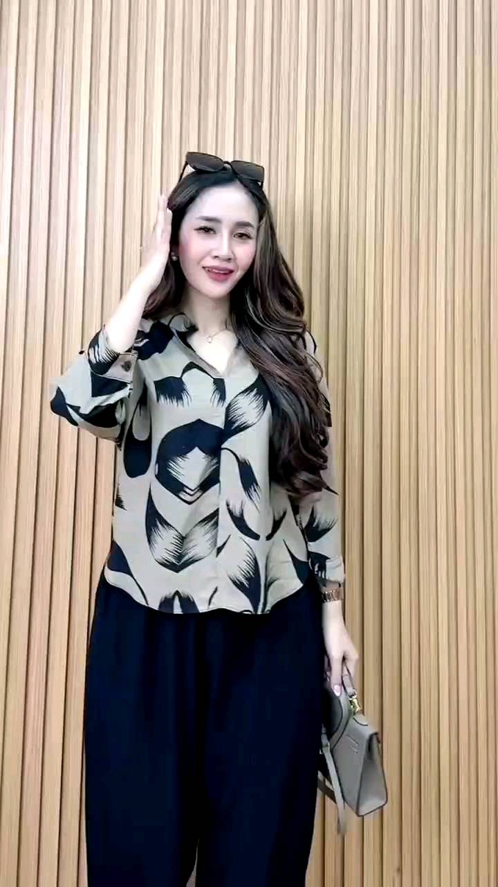 Setelan Wanita Terbaru One Set Viral Kekinian Rayon Premium Dan Crinkle Airflow