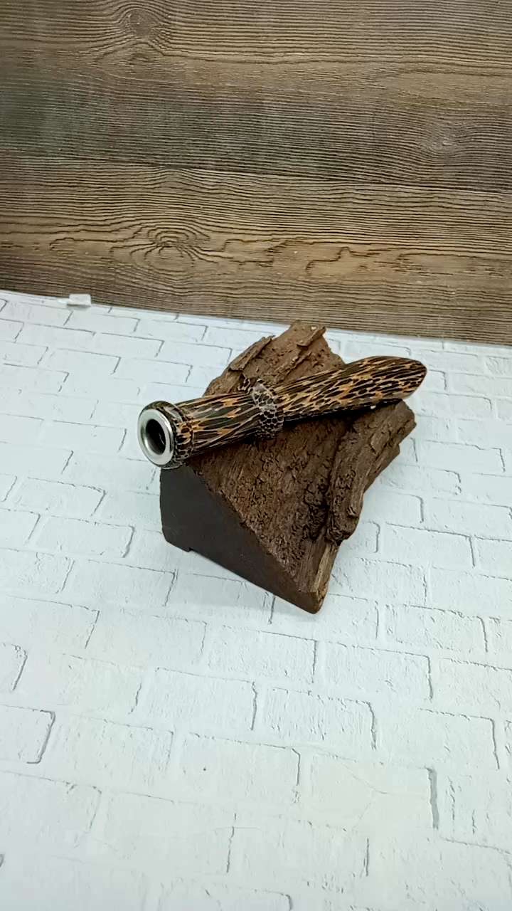 Pipa Kayu Liwung Macan Motif Pedang B149