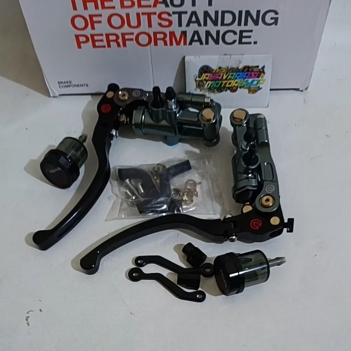 NEW ~ HANDLE MASTER REM BRCMBO GP CYLINDER SCB300 2TABUNG SET KIRI KANAN FULL CNC PNP MATIC NMAX 155 NEW/ NMAX 155 OLD/ PCX 150 / PCX 160 / ADV 150/ ADV 160 / VARIO 160 ABS (DAN MOTOR STUT HIDROLIK KOPLING LAINNYA)