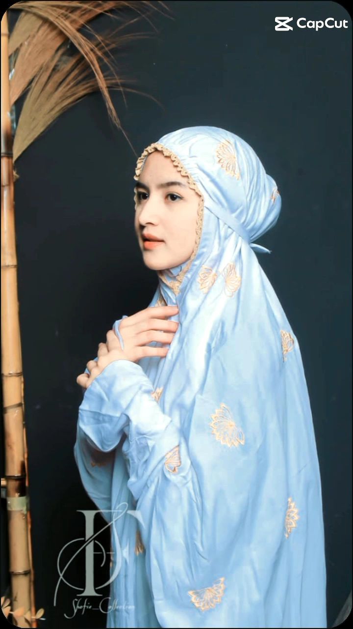 Mukena Dewasa Terusan Lajuran Jasmine Rayon Bordir