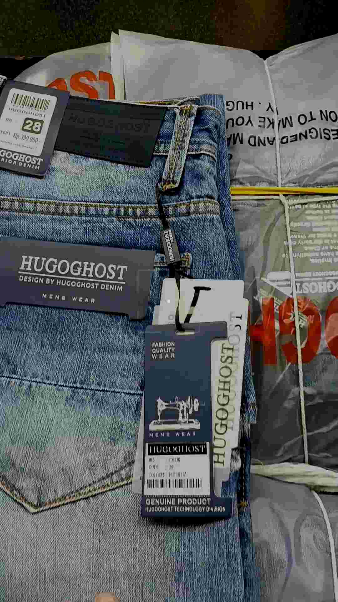 Celana Panjang Jeans Pria HUGO GHOST Premium