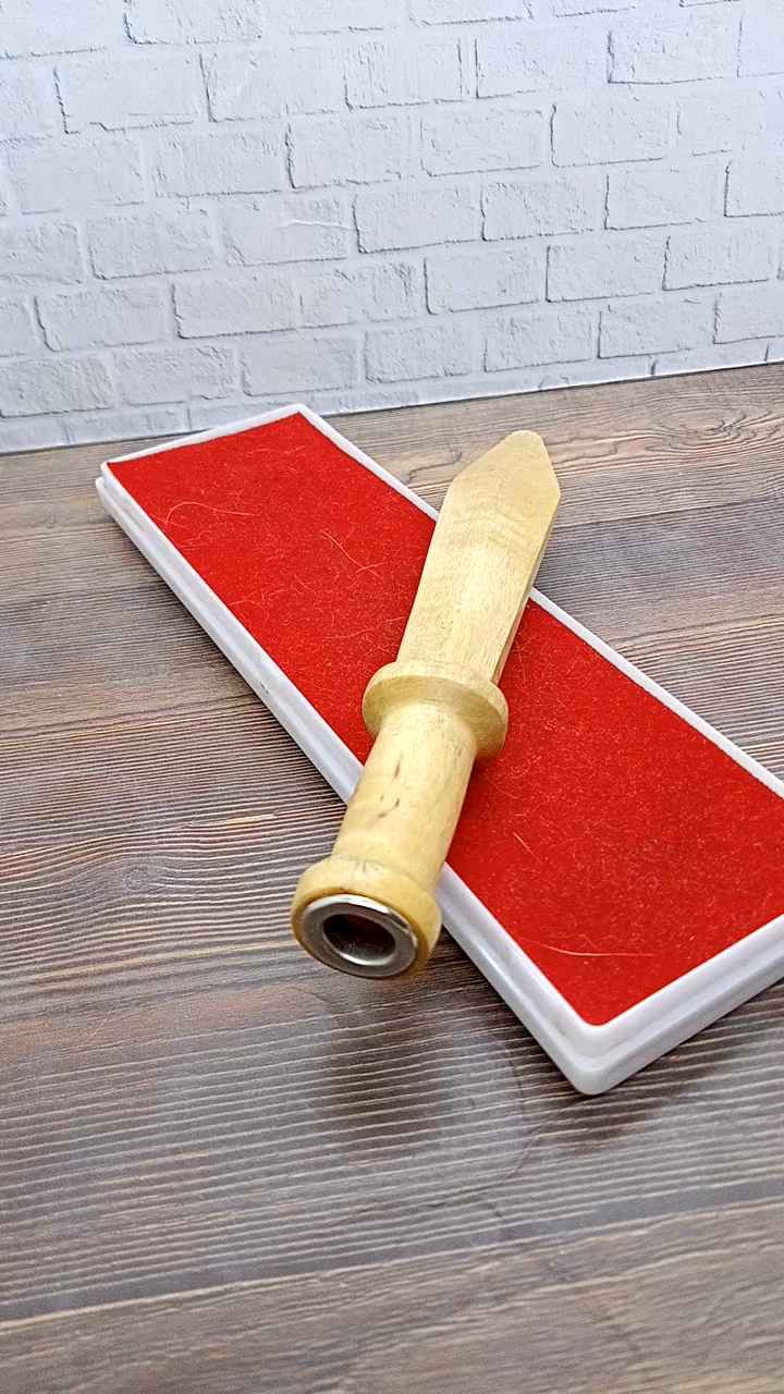 Pipa Kayu Kemuning Gading Motif Pedang A86