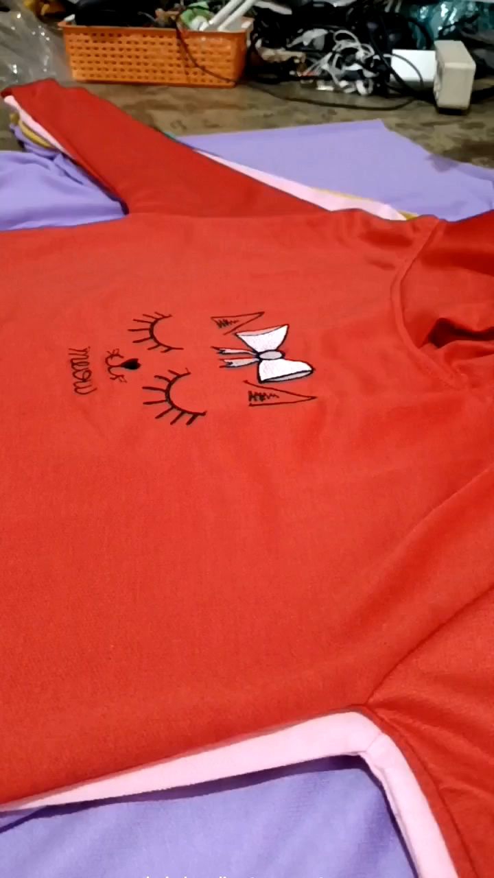 Baju Hoodie & Sweater Anak Perempuan Gambar Bordir