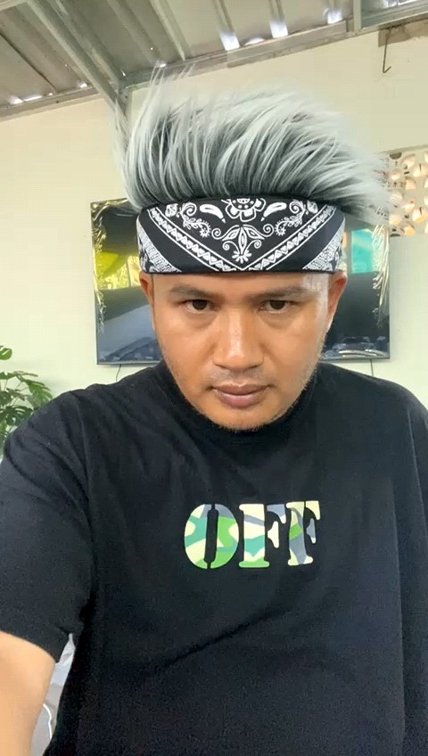 Topi Headband rambut palsu pria/ Topi rambut palsu pria keren/ Topi rambut palsu aksesoris fashion pria elegan