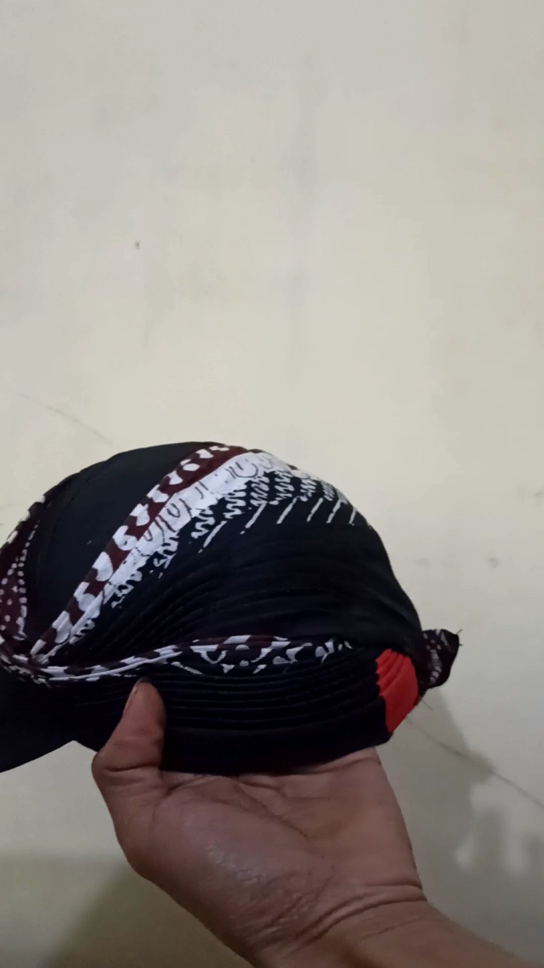 blangkon Jogja Mataram bahan katun halus ful jahit bisa lipat bisa cuci