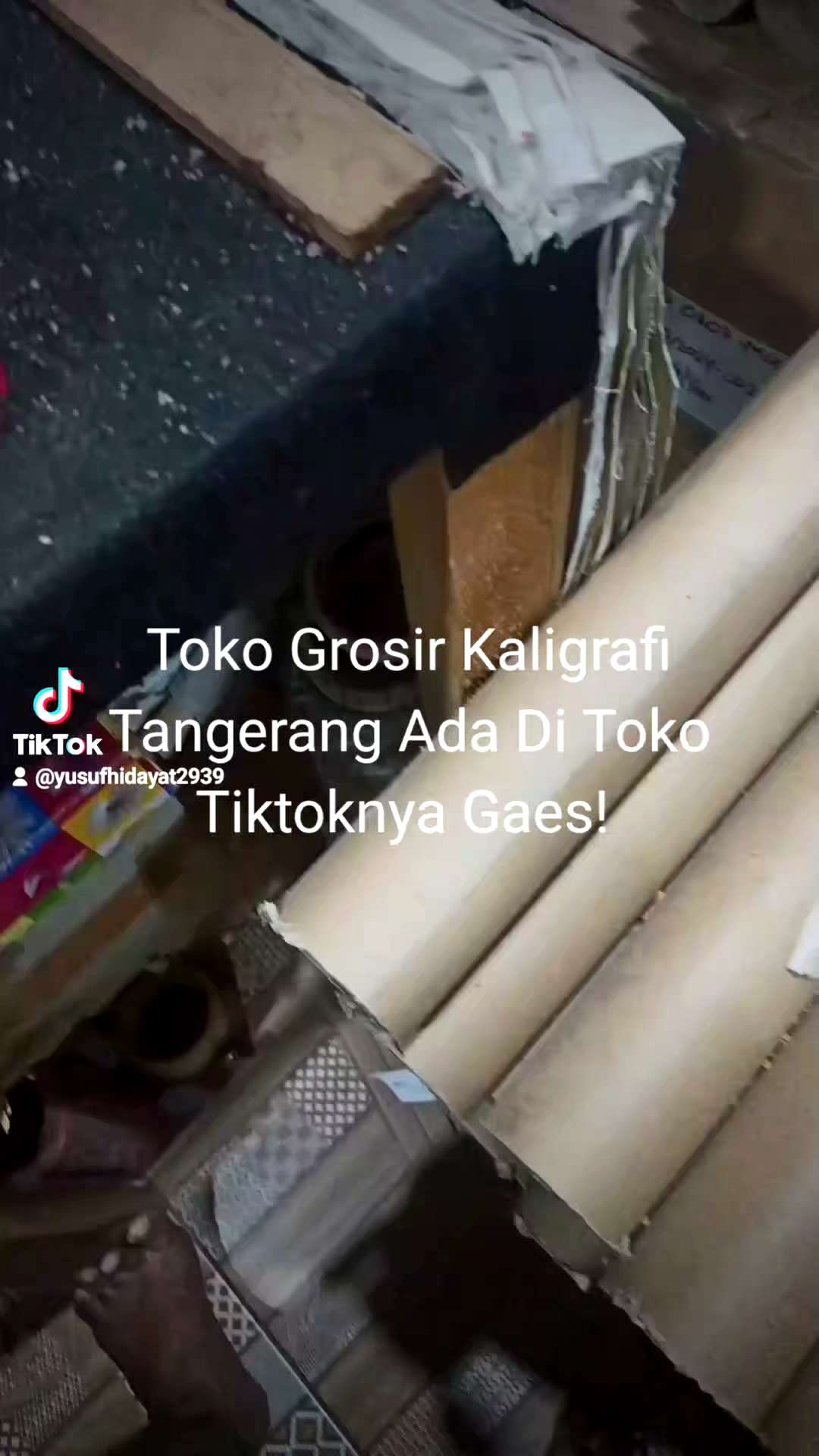 Kaligrafi Ayat Kursi + Jam Kitab Ayat Seribu Dinar Bahan Foil Ukuran 30x60 Cm