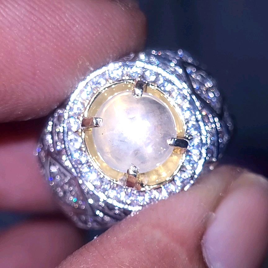 Natural sapphire ceylon star safir srilanka BODY GLASS