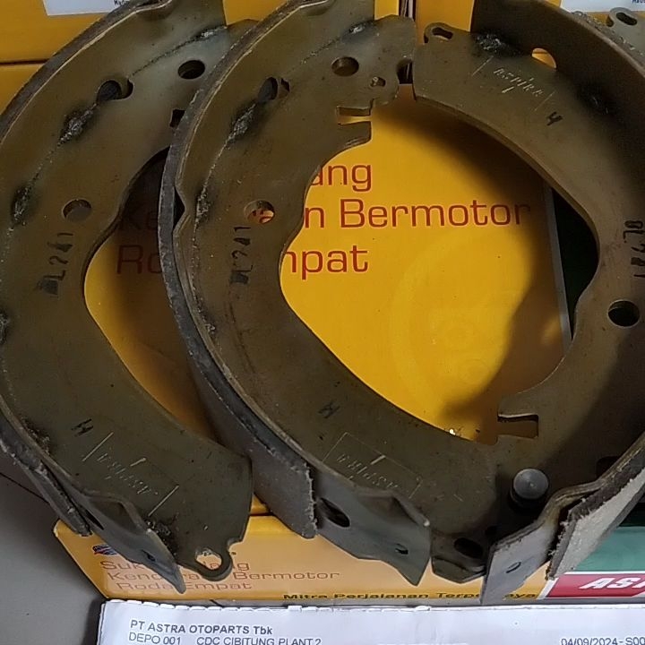 KAMPAS REM BELAKANG BRAKE SHOE TOYOTA AVANZA XENIA MEREK ASPIRA 100% ORIGINAL